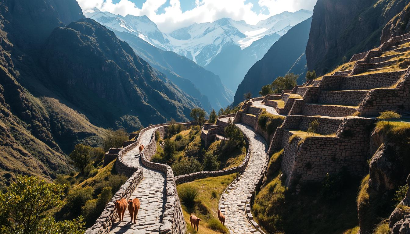 Caminos en el Imperio Inca y sus funciones