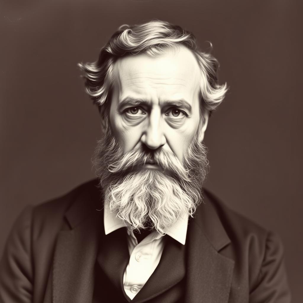 Retrato de Jacint Verdaguer, poeta catalán de la Renaixença