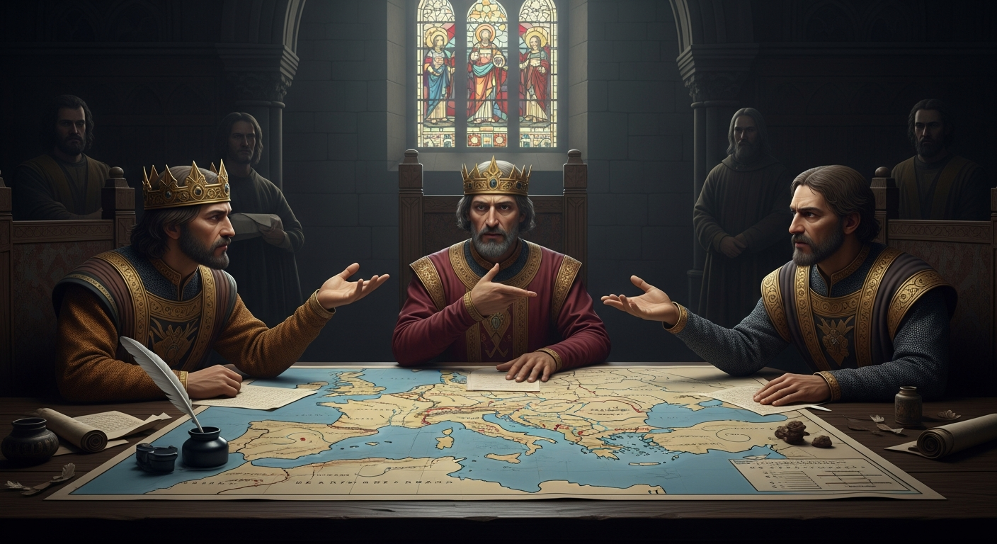 División del Imperio franco