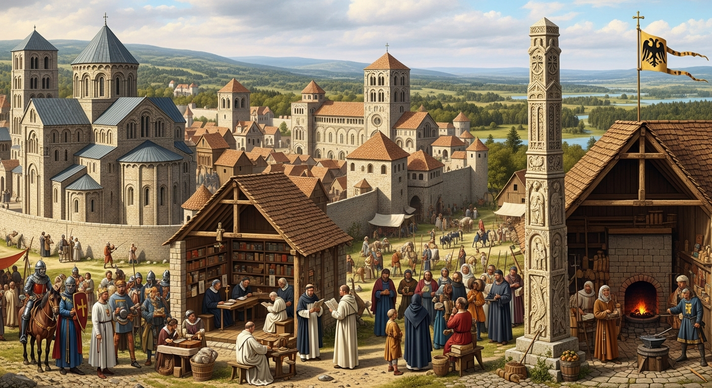 ¿Cuáles eran las marcas del Imperio franco?