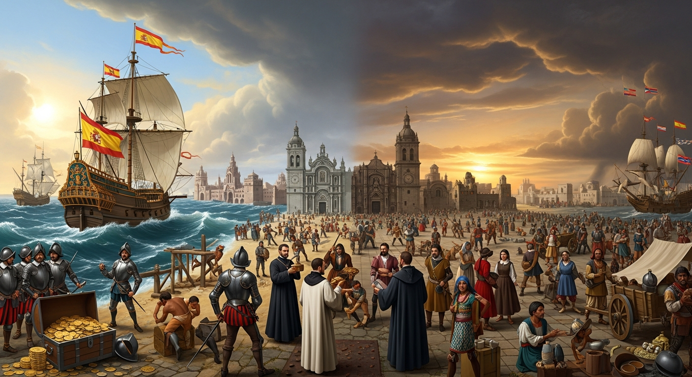 Colonialismo español – auge y caída